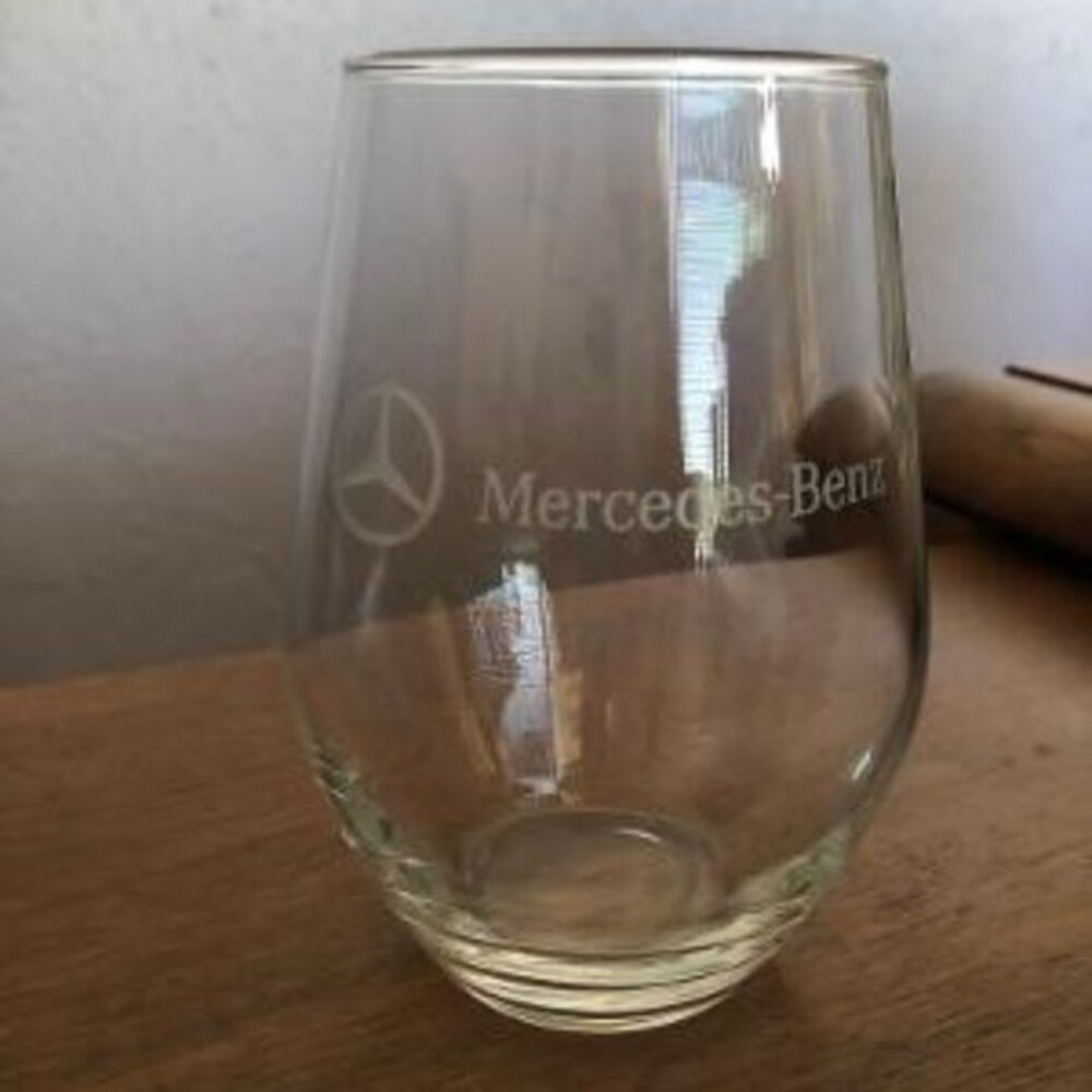 MERCEDES BENZ STEMLESS WINE GLASS